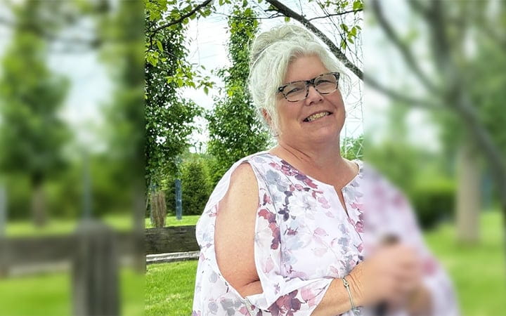 Stacy Joslin enjoys the outdoors