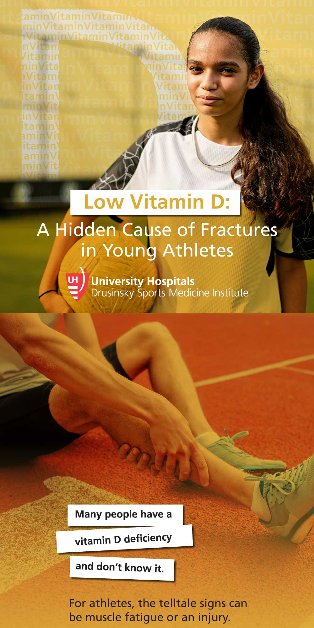 Infographic: Low Vitamin D: A Hidden Cause of Fractures in Young Athletes (1/5)