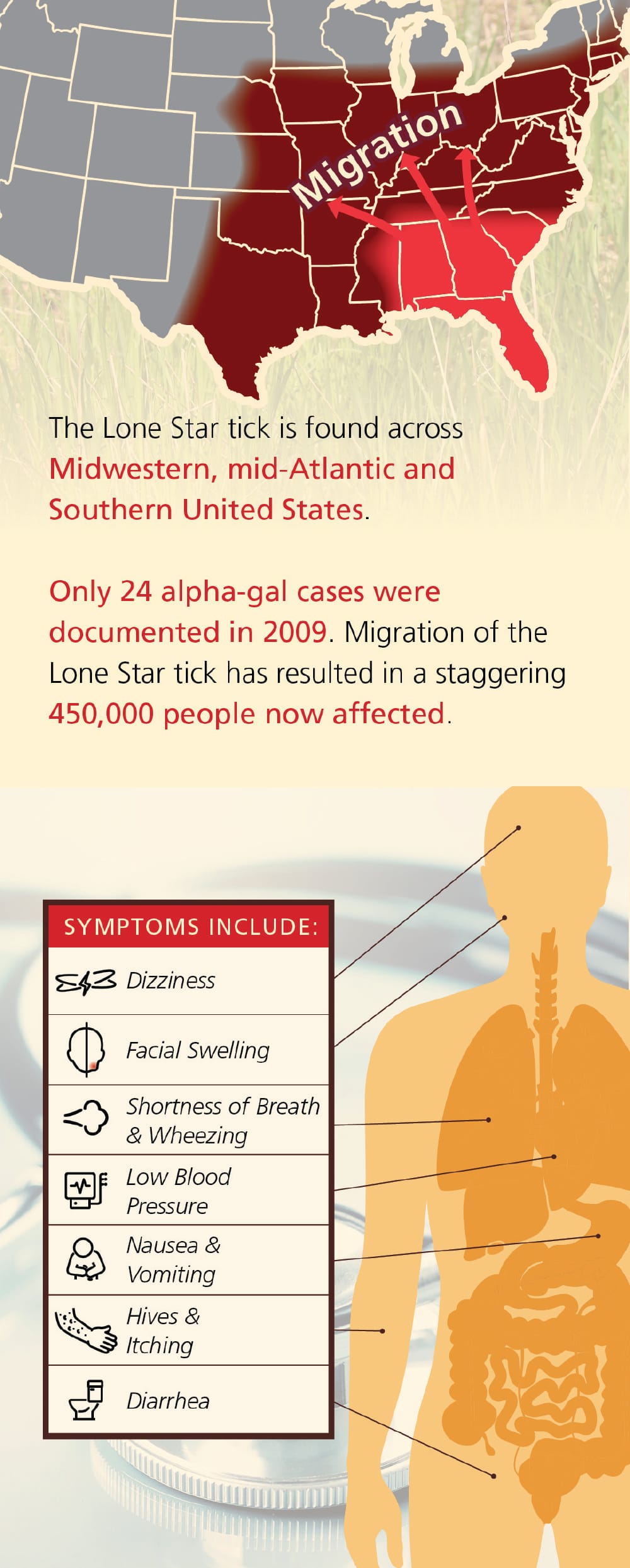 Infographic: The Meat Allergy Caused by a Tick Bite: Alpha-Gal Syndrome
