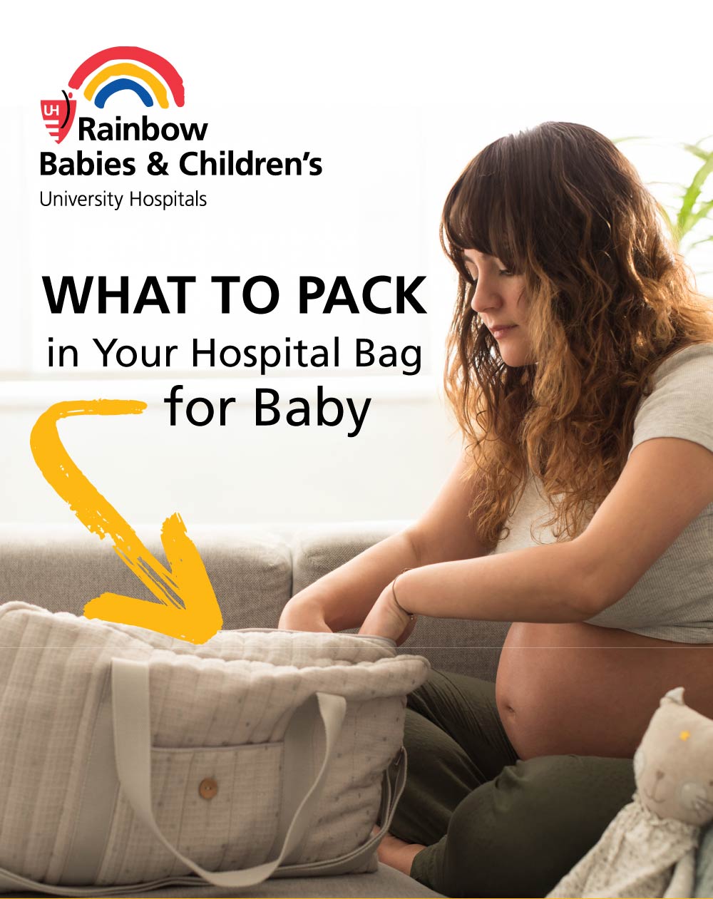 Infographic: What to Pack in Your Hospital Bag for Baby