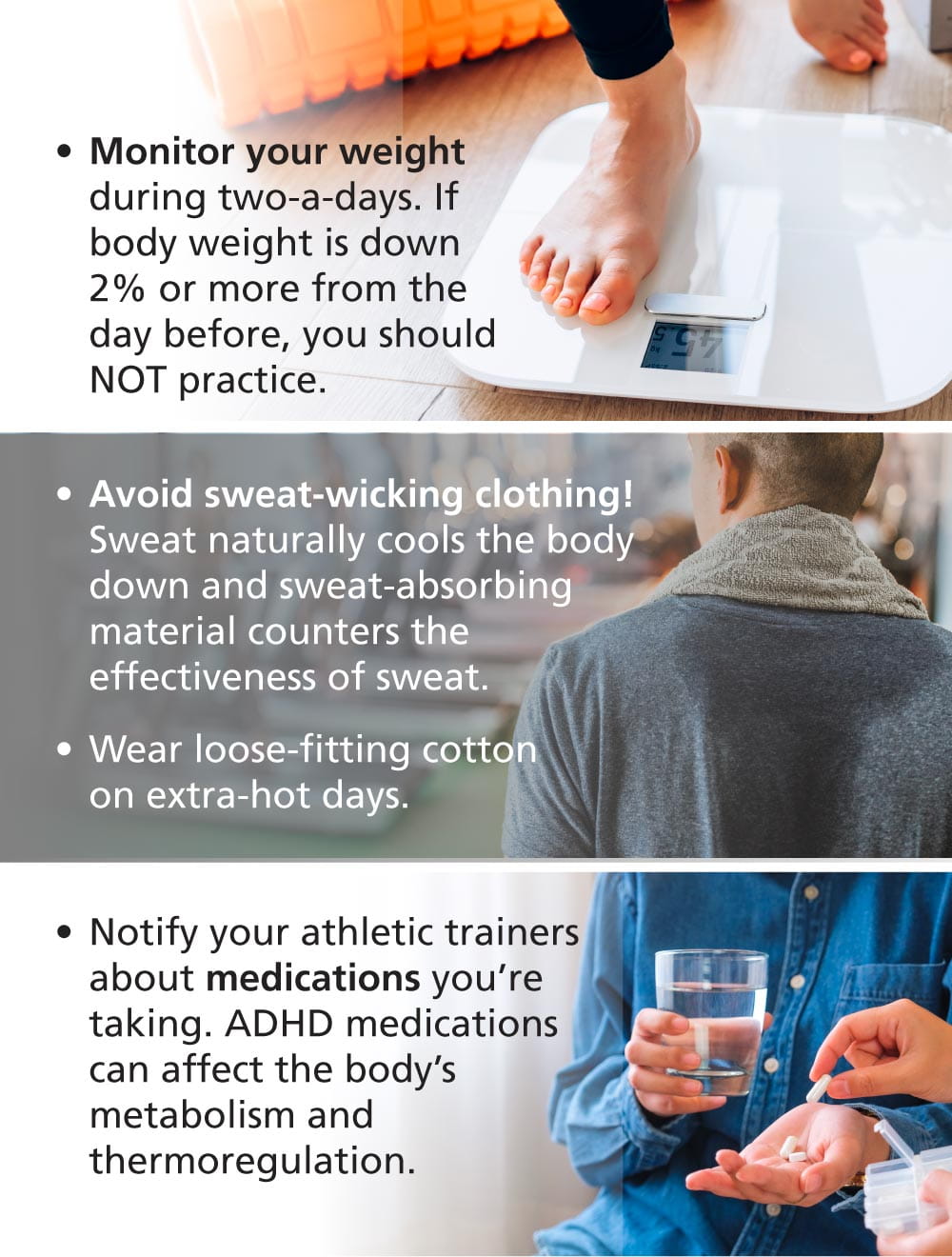 Infographic: Two-a-Day Practice Tips From the Experts