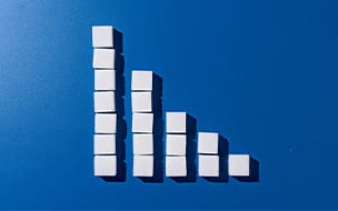 stacks of sugar cubes