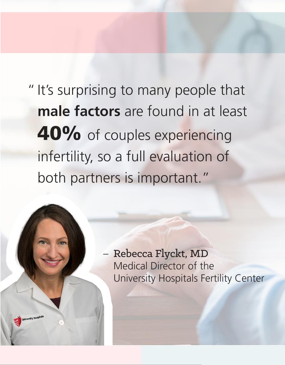 Infographic: Fertility Facts: Why Age Matters for Men and Women: A full evaluation of both partners is important