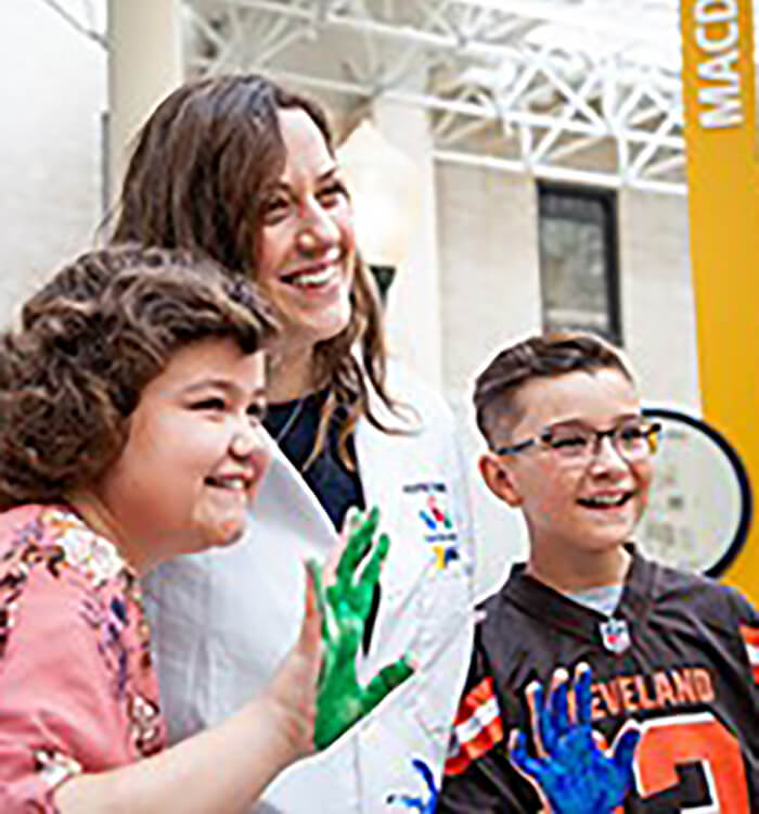 Kristen VanHeyst, DO Pediatric Hematology Oncology with patients