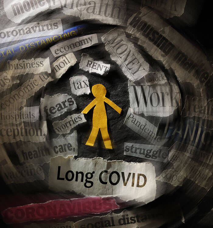 Long covid illustration
