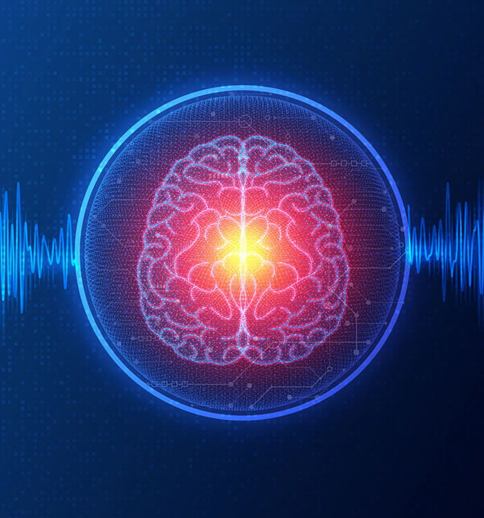 Getty image of neurostimulation conceptual illustration