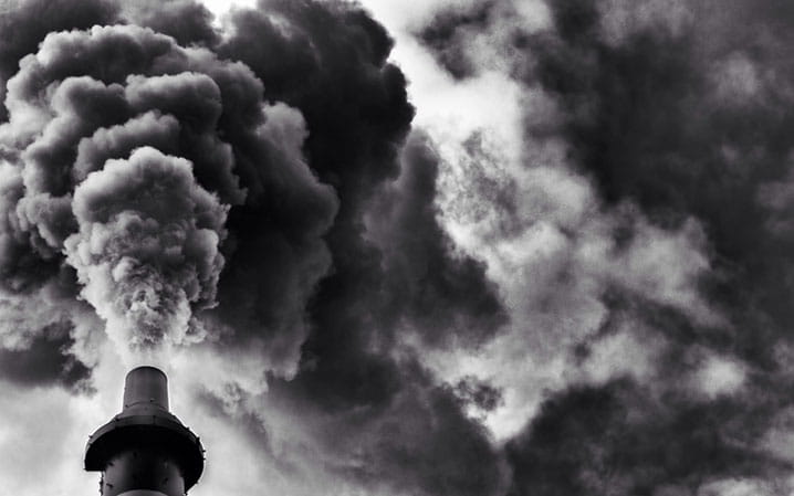 Manufacturing air pollution.