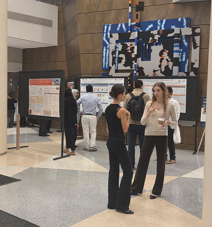 Poster session during the 2025 UH Research Innovation Day.