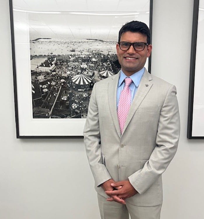 Shubham Gupta, MD picture at Dinner with the Doc ceremony.