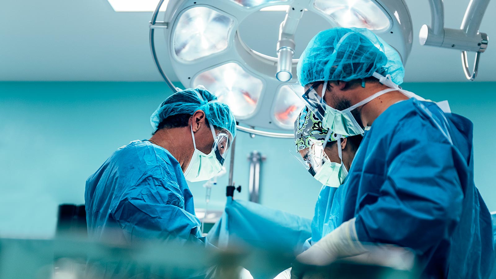 surgeons in operating room