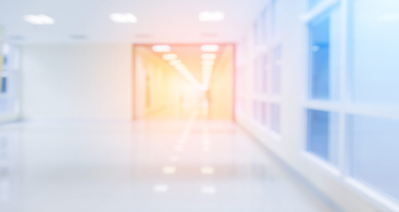 Background of a corridor in a hospital