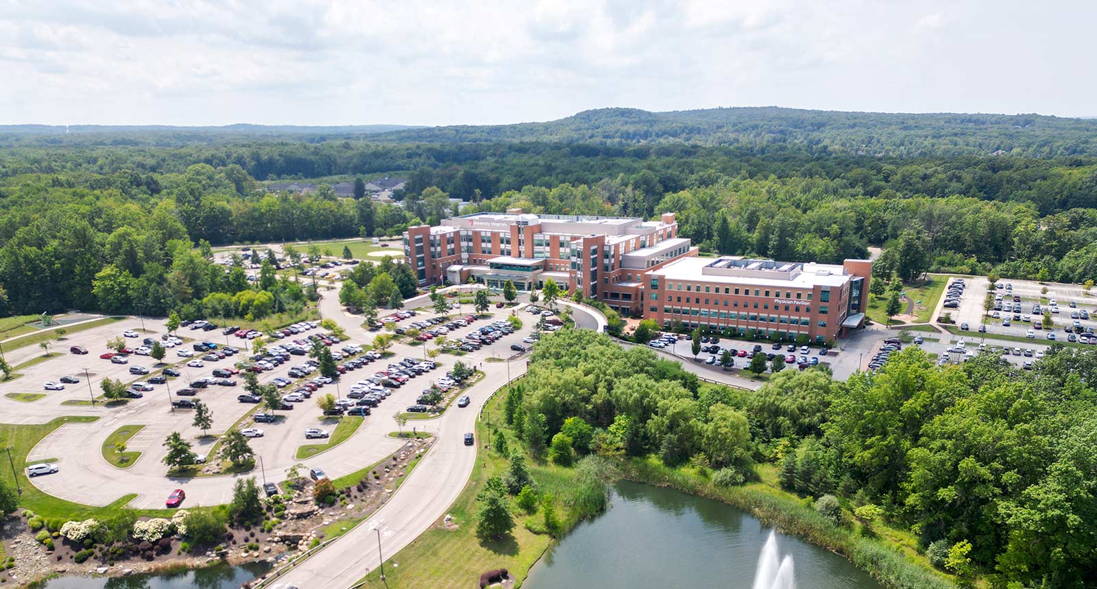Arial view photograph of the TriPoint Medical Center