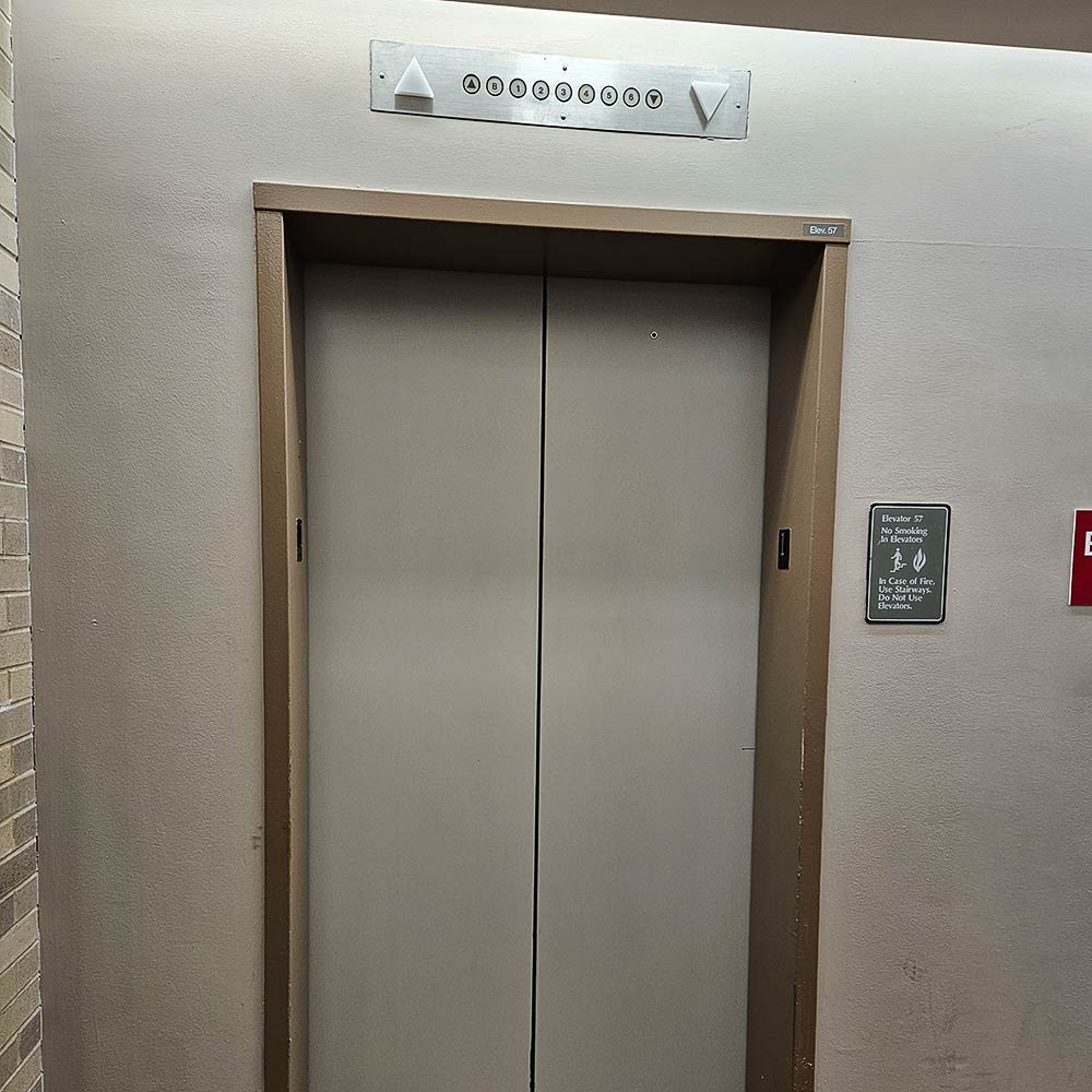 Exterior of Elevator 57, Bolwell Building