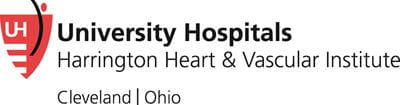 UH Harrington Heart and Vascular Institute logo with Cleveland, Ohio