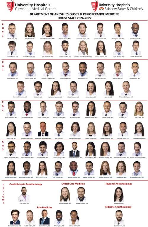 Anesthesiology Residents