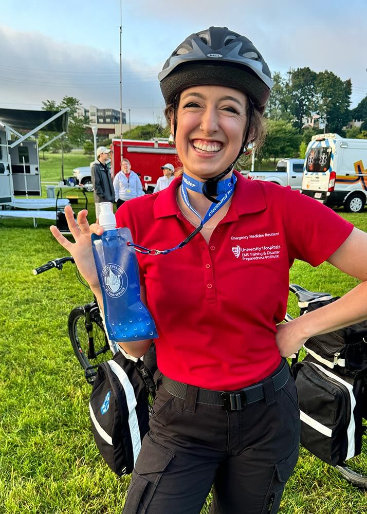 EMS fellow at event