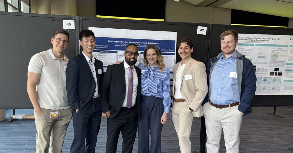 group poster presentation at research day