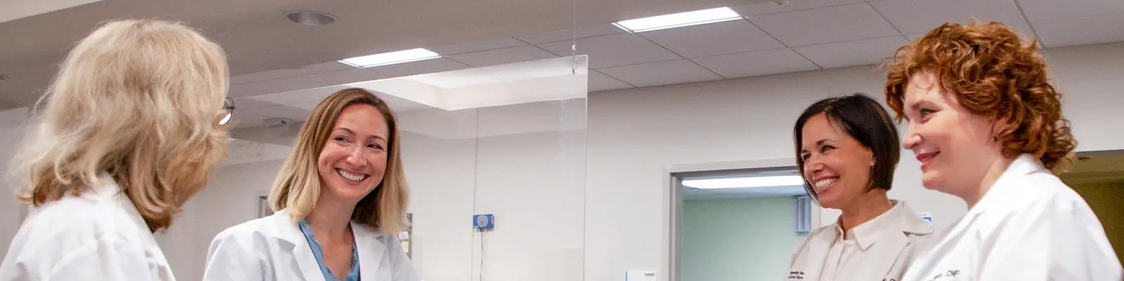 group of female urologists