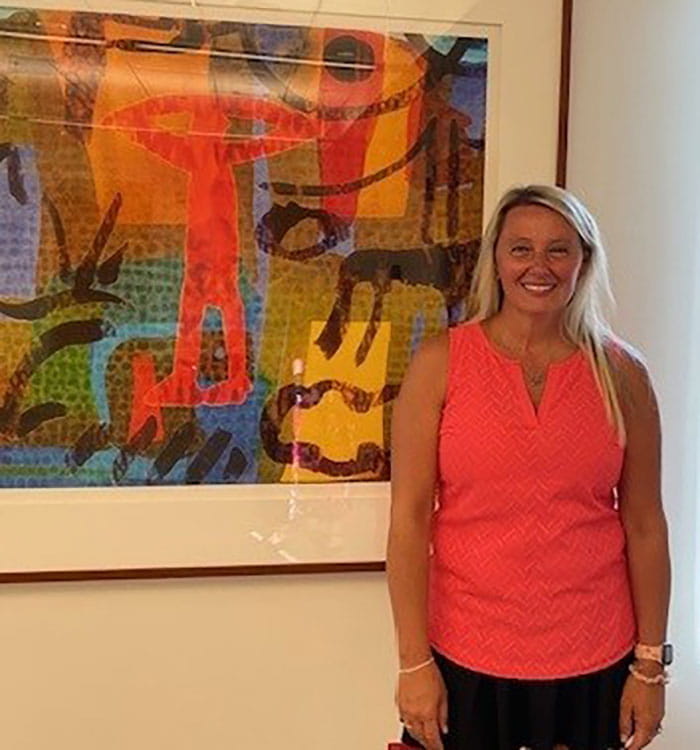 Tina Piscitelli-Shaffer, Do photo taken at Dinner with the Doc ceremony.