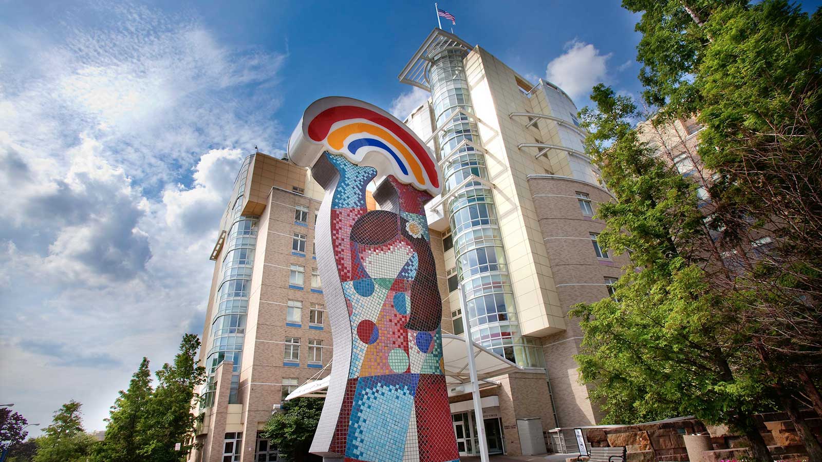 Rainbow hospital exterior