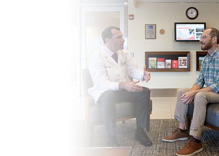 Dr. Winter and patient