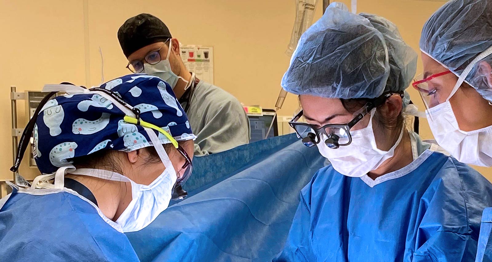 Lynn Woo, MD and team perform pediatric urology procedure