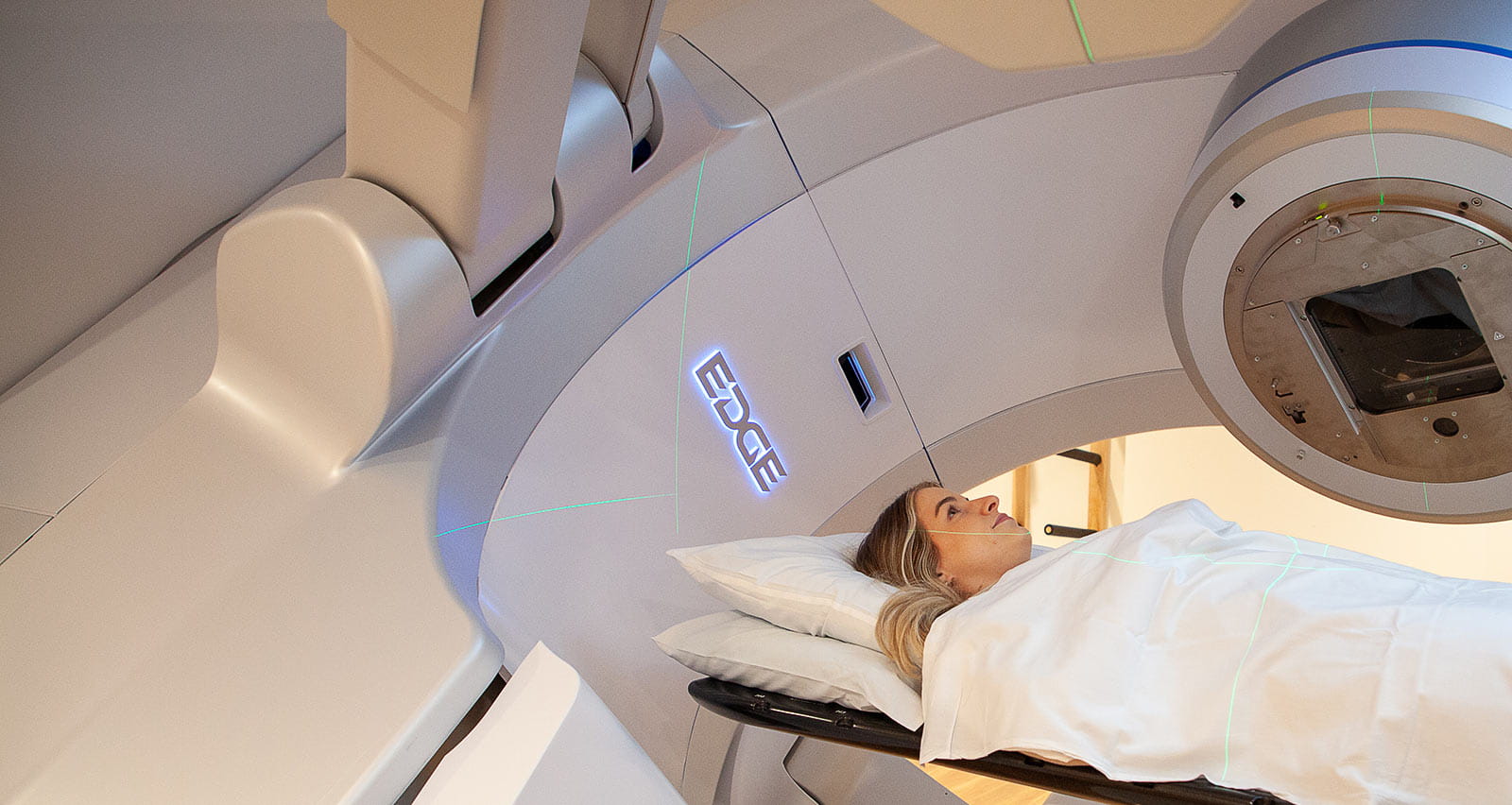 The Varian Edge radiation therapy system in use at UH Seidman Cancer Center