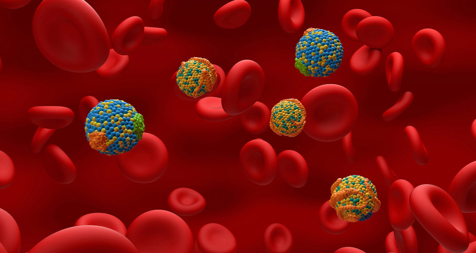 Illustration of low density lipoprotein (LDL), or 'bad' cholesterol, molecules and high density lipoprotein (HDL), or 'good' cholesterol