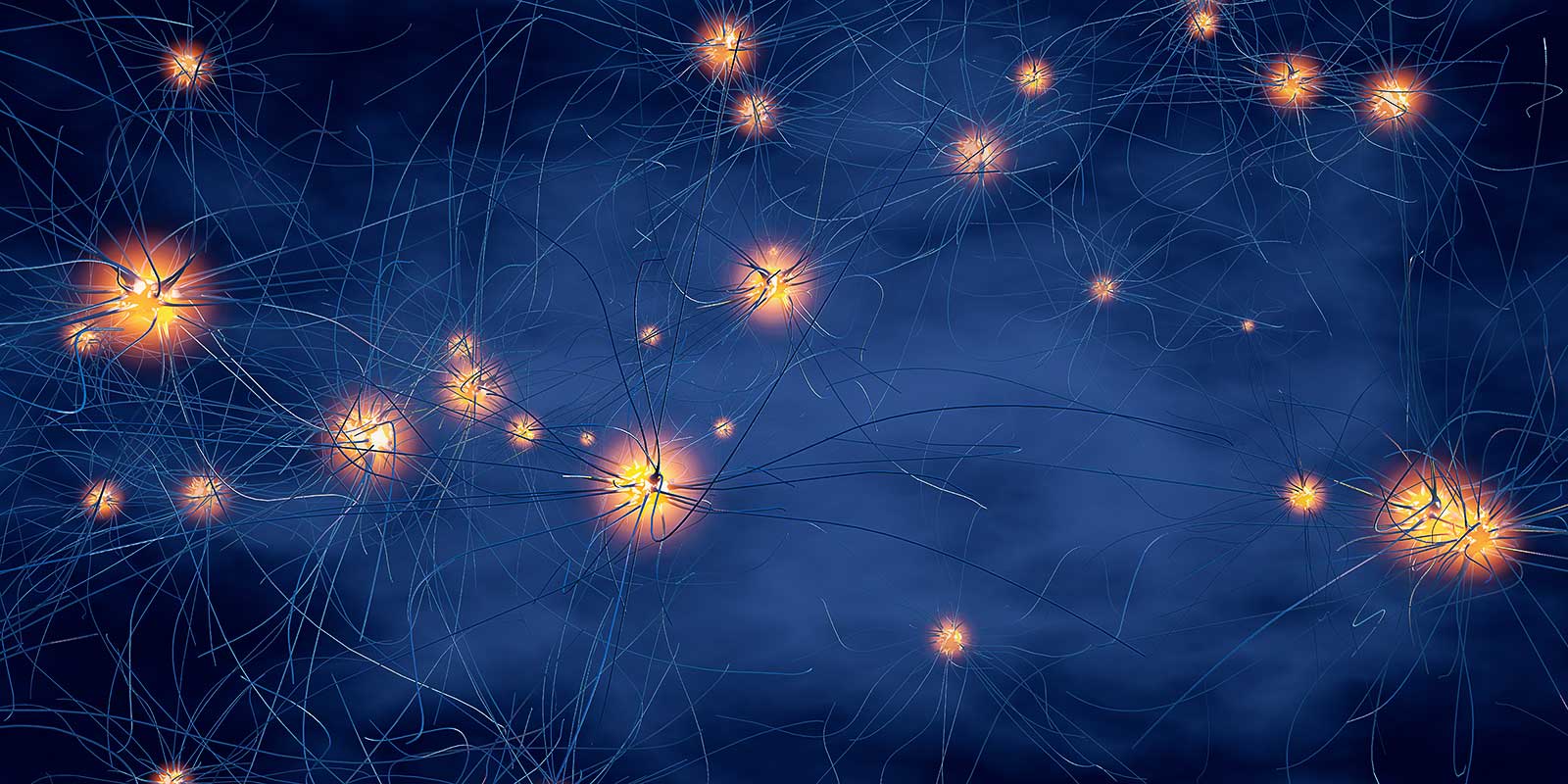 3d illustration of transmitting synapse, neuron or nerve cell