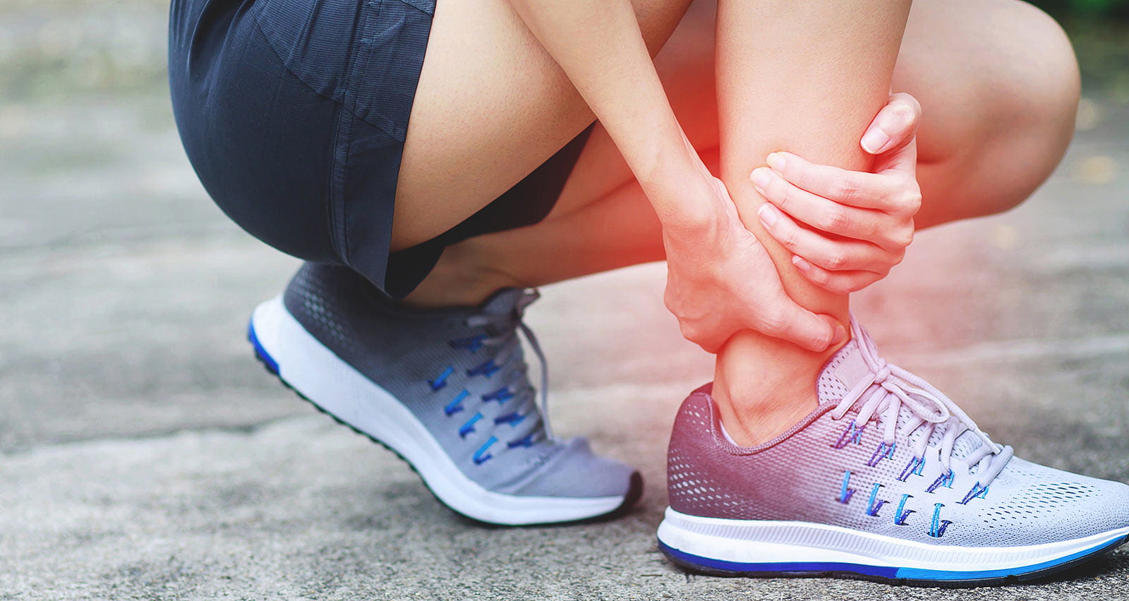 A runner experiences foot and ankle pain