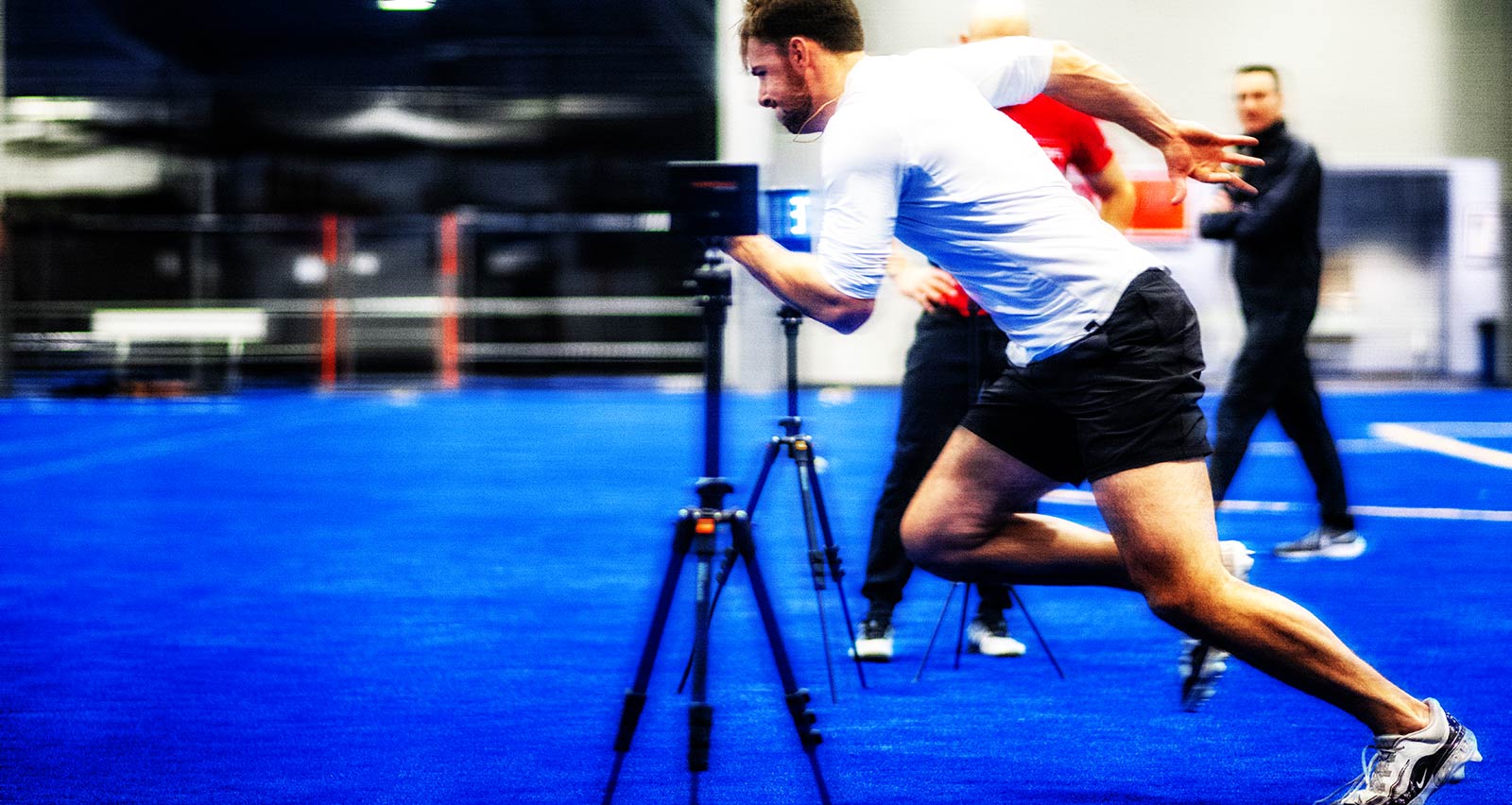 A runner being evaluated at T3 Performance