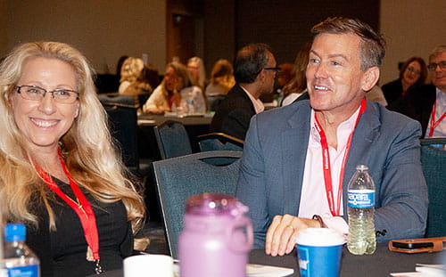 Peter Pronovost, MD, PhD, FCCM and a guest