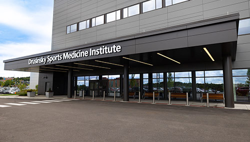 Entrance to the UH Drusinsky Sports Medicine Institute at UH Ahuja Medical Center