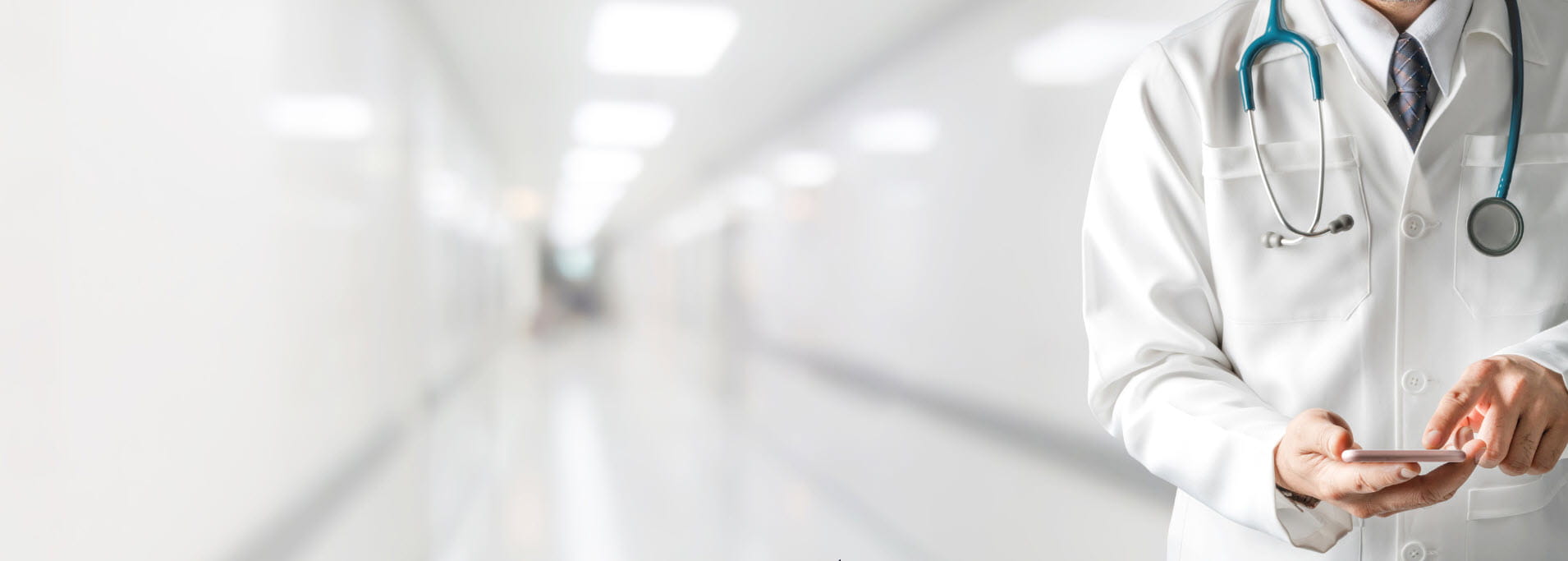 Doctor with Mobile Device