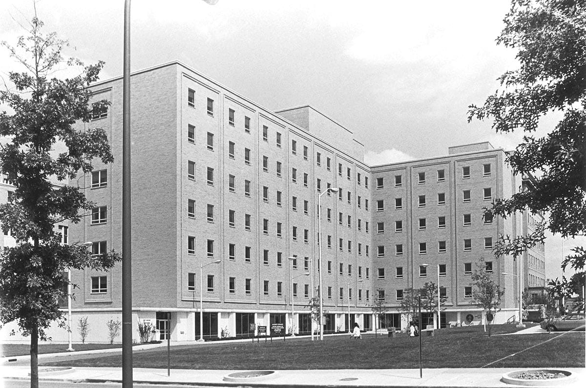Rainbow Hospital in University Circle circa 1971